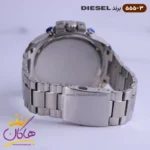 ساعت دیزل شاخدار نقره ای صفحه مشکی | کد555/3 - Image 5