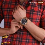 ساعت دیزل شاخدار رز گلد صفحه مشکی | کد 555/4 - Image 4