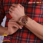 ساعت دیزل شاخدار رز گلد | کد 555/5 - Image 3