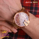 ساعت دیزل شاخدار رز گلد | کد 555/5 - Image 2