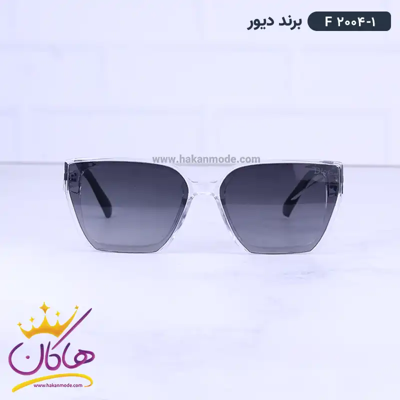 dior-sunglasses-code-F-2004.11.webp عینک آفتابی دیور زنانه قاب شیشه ای f 2004/1 - Image 1