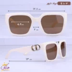 عینک آفتابی دیور زنانه استیت سفید S10/3 - Image 2