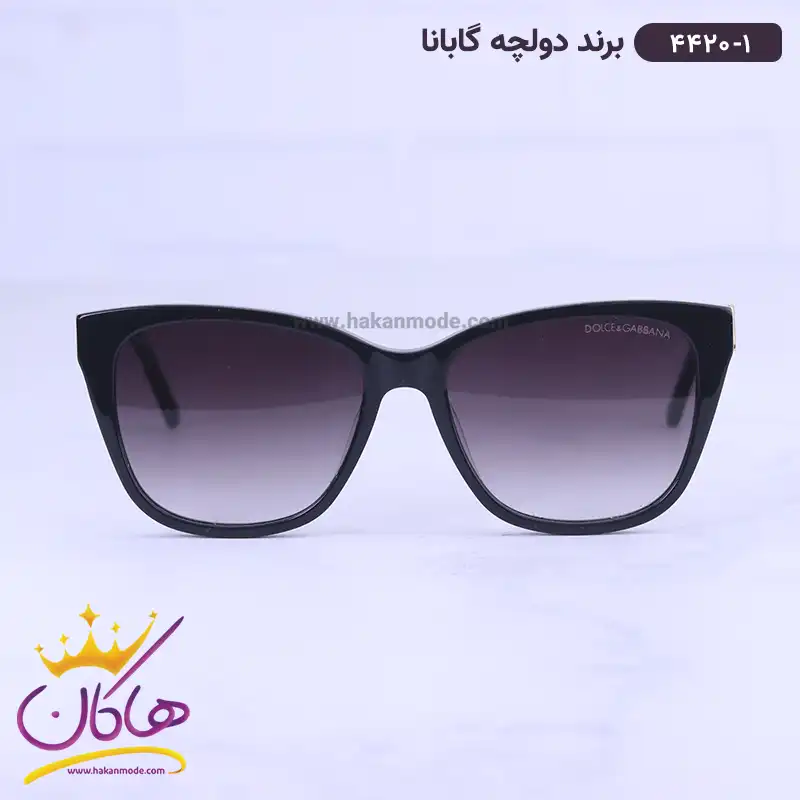 dolce-gabbana-sunglasses-code-4420.11.webp عینک آفتابی دی اند جی زنانه گربه ای 4420/1 - Image 1