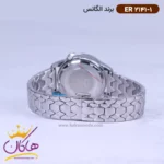 ساعت الگانس زنانه بند استیل نقره ای طرح مار ER 2141/1 - Image 3