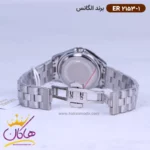 ساعت الگانس زنانه بند استیل نقره ای صفحه سبز ER 2153/1 - Image 2