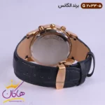 ساعت الگانس مردانه بند چرمی صفحه شطرنجی G2033/5 - Image 5