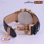 ساعت الگانس مردانه بند چرمی صفحه شطرنجی G2033/5 - Image 4