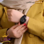 ساعت الگانس زنانه بند چرمی مشکی مدل L2034 - Image 3