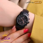 ساعت الگانس زنانه بند چرمی مشکی مدل L2034 - Image 2
