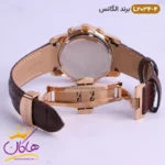 ساعت الگانس زنانه بند چرمی صفحه سفید مدل L2034 - Image 4