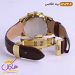 ساعت الگانس زنانه بند چرمی مدل L2034 قهوه ای - Image 4