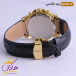 ساعت الگانس زنانه بند چرمی مشکی طلایی مدل L2038 - Image 5