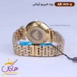 ساعت امپریو آرمانی زنانه استیل طلایی AR 1926/5 - Image 2
