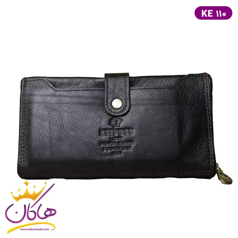 esiposs-leather-hand-bag-code-KE-1101-1.webp کیف کتی چرم مدل اسیپوس Esiposs KE110 قهوه ای - Image 1