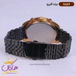 ساعت فیرو فلزی ست مشکی قاب رزگلد 11187 - Image 10