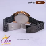 ساعت فیرو فلزی ست مشکی قاب رزگلد 11187 - Image 5