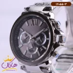 ساعت فروچی مردانه فلزی نقره ای صفحه طوسی 12055/3 - Image 2