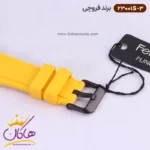 ساعت فروچی مردانه بند رابر زرد کرنوگراف قاب مربع 23001s/3 - Image 3