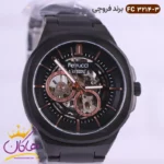 ساعت فروچی مردانه فلزی اتوماتیک مشکی صفحه اسکلتون 03214/3 - Image 2