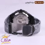 ساعت فروچی مردانه فلزی اتوماتیک مشکی صفحه اسکلتون 03214/3 - Image 4