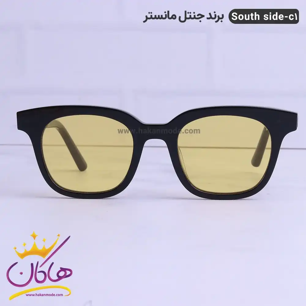 gentle-monster-sunglasses-code-South-side.11.webp عینک اورجینال جنتل مانستر زرد مشکی مدل SOUTH SIDE - Image 1