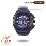 ساعت گرناویک مردانه فلزی مشکی رزگلد کرنوگراف 462006802