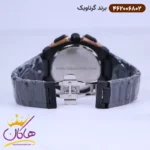 ساعت گرناویک مردانه فلزی مشکی رزگلد کرنوگراف 462006802 - Image 2