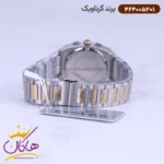 ساعت گرناویک ست فلزی نقره ای طلایی کرنوگراف 464005202-464005201 - Image 4