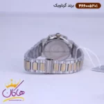 ساعت گرناویک ست فلزی کرنوگراف نقره ای طلایی 466005202-466005201 - Image 7