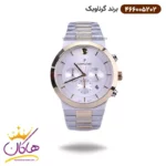 ساعت گرناویک ست فلزی کرنوگراف نقره ای طلایی 466005202-466005201 - Image 2