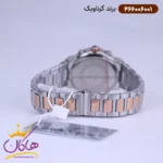 ساعت گرناویک ست فلزی کرنوگراف نقره ای رزگلد 466006002-466006001 - Image 7