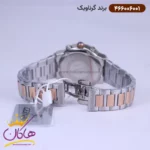 ساعت گرناویک ست فلزی کرنوگراف نقره ای رزگلد 466006002-466006001 - Image 6