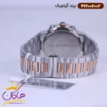 ساعت گرناویک ست فلزی کرنوگراف نقره ای رزگلد 466006002-466006001 - Image 4