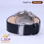 ساعت گرناویک مردانه بند چرم صفحه سفید کرنوگراف 467001102 - Image 3