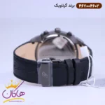 ساعت گرناویک مردانه بند چرم قاب دودی کرنوگراف 467004602 - Image 3