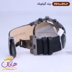 ساعت گرناویک مردانه بند چرم قاب دودی کرنوگراف 467004602 - Image 2