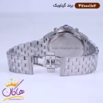 ساعت گرناویک مردانه فلزی نقره ای کرنوگراف 470001102 - Image 2
