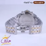 ساعت گرناویک مردانه فلزی نقره ای طلایی کرنوگراف 470005202 - Image 2