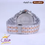 ساعت گرناویک مردانه فلزی نقره ای رزگلد کرنوگراف 470006402 - Image 3