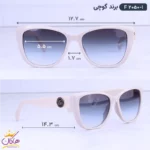 عینک آفتابی گوچی زنانه گربه ای سفید f 2050/1 - Image 2