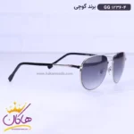 عینک آفتابی گوچی مردانه خلبانی نقره ای GG 1236/4 - Image 3