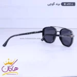 عینک آفتابی گوچی مردانه فلزی طوسی R 022/1 - Image 4