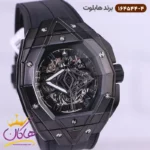 ساعت هابلوت مردانه بند رابر فضایی تمام مشکی 164544/4 - Image 2