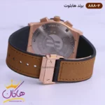 ساعت هابلوت مردانه بند جیر قهوه‌ ای کرنوگراف 888/2 - Image 5
