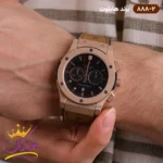 ساعت هابلوت مردانه بند جیر قهوه‌ ای کرنوگراف 888/2 - Image 2