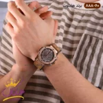 ساعت هابلوت مردانه کرنوگراف رزگلد صفحه اسکلتون 888/60 - Image 4