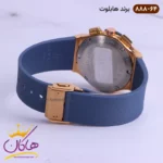 ساعت هابلوت زنانه کرنوگراف صفحه سورمه ای قاب رزگلد 888/64 - Image 5
