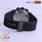 ساعت هابلوت مردانه کرنوگراف صفحه مشکی اندکس مشکی 888/77 - Image 5