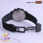 ساعت هابلوت مردانه کرنوگراف صفحه مشکی اندکس مشکی 888/77 - Image 3