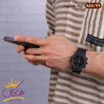 ساعت هابلوت مردانه کرنوگراف صفحه مشکی اندکس مشکی 888/77 - Image 4